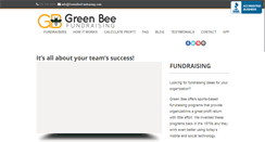 Desktop Screenshot of greenbeefundraising.com